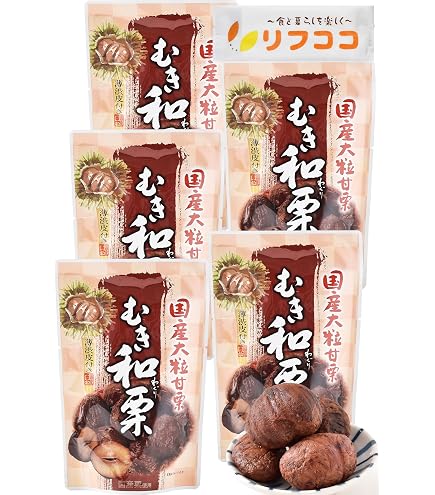 Amazon | 樹上完熟の甘栗 特選A級 大粒 180g（60g×3袋入り） 有機栗 無